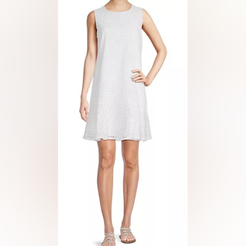 Kobi Halperin Sleeveless Eyelet Dress